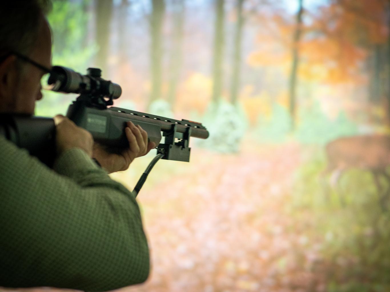 Realitätsnah schießen mit <br>der eigenen Waffe